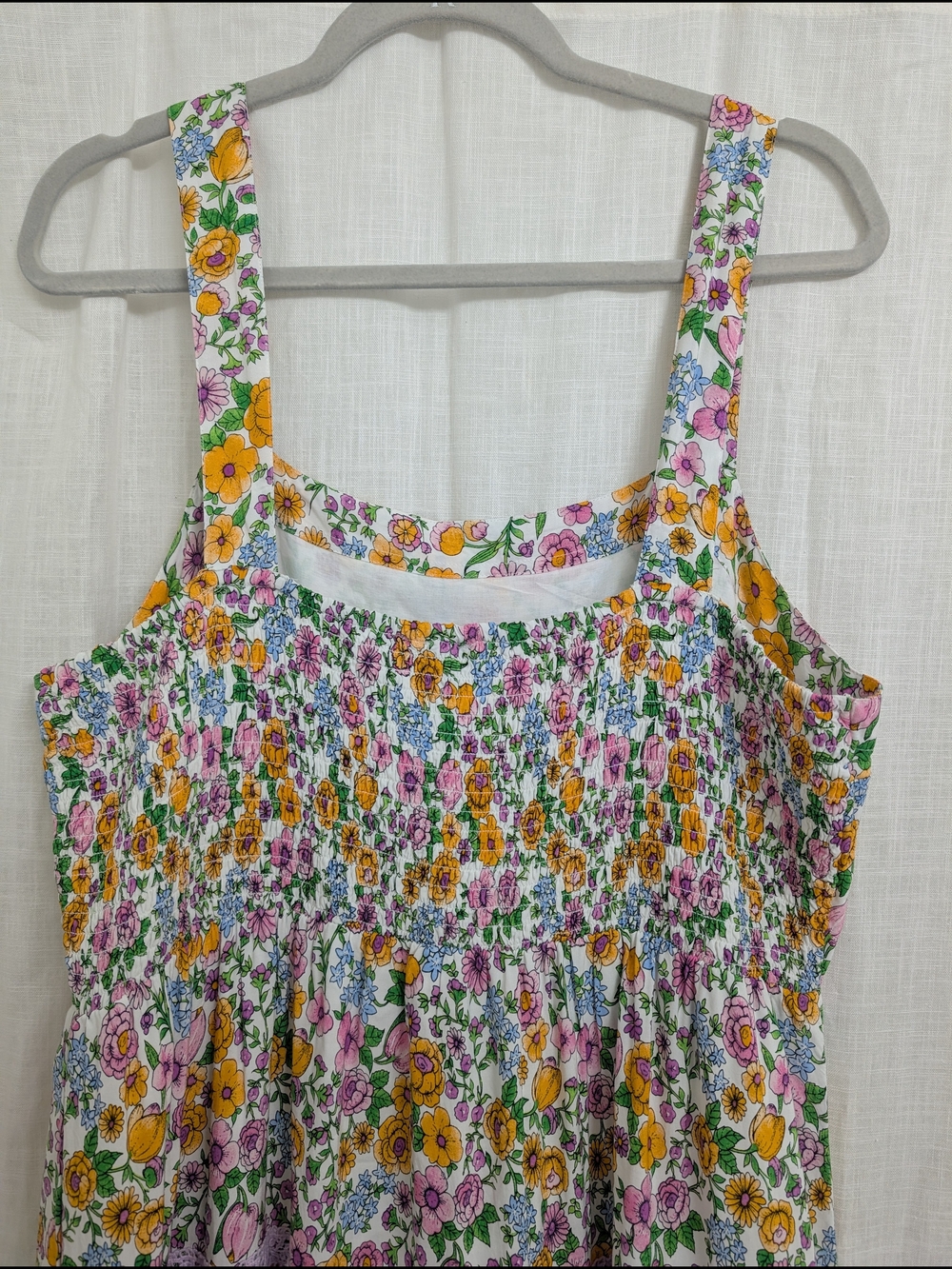 Crown & Ivy Floral Tiered Maxi Dress XL Cottagecore Boho - Picture 4 of 6